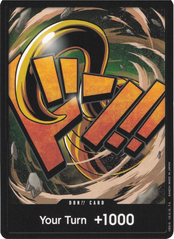 Image for DON!! Card (Crocodile) [Premium Booster -The Best-] - One Piece Card Game
