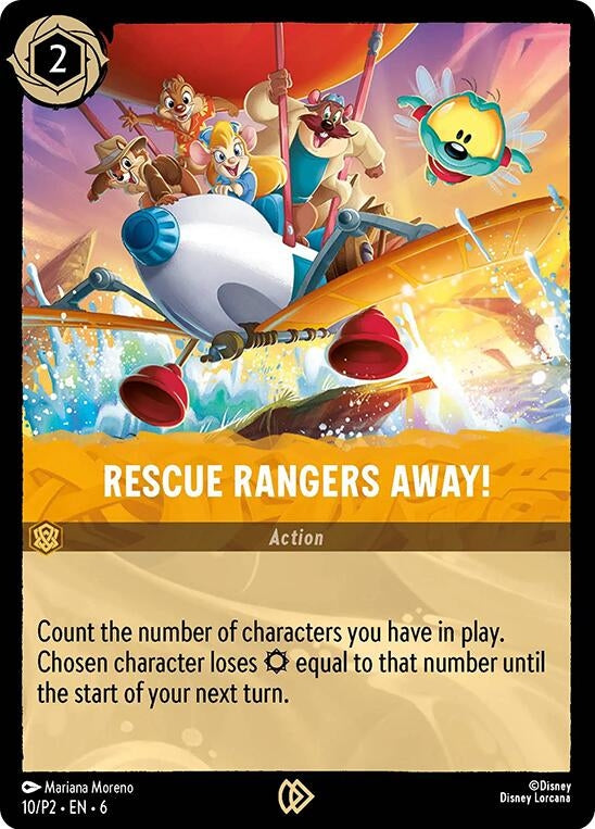 Image for Rescue Rangers Away! (10) [Disney Lorcana Promo Cards]