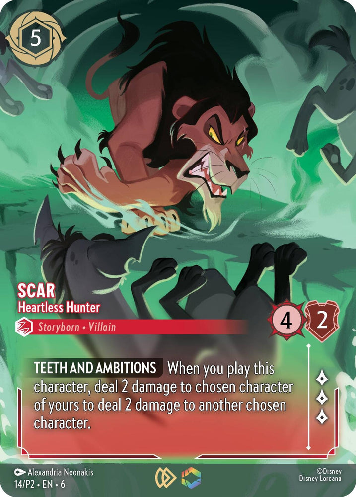 Scar - Heartless Hunter (14) [Disney Lorcana Promo Cards]