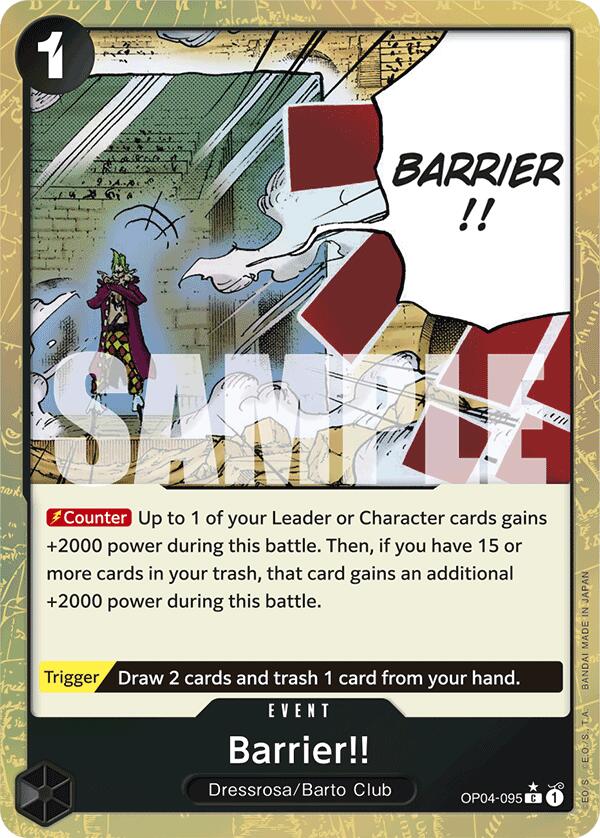 Barrier!! (Textured Foil) [Premium Booster: The Best]