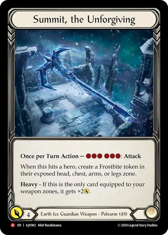 Summit, the Unforgiving [AJV002] (Armory Deck: Jarl Vetreidi)  Rainbow Foil