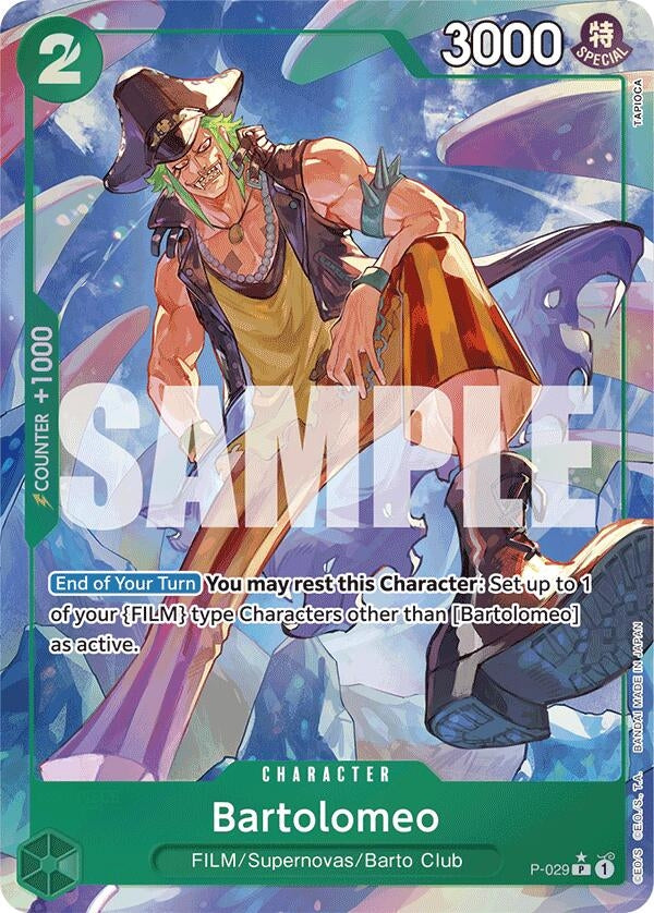 Bartolomeo (P-029) (Full Art) [Premium Booster: The Best]