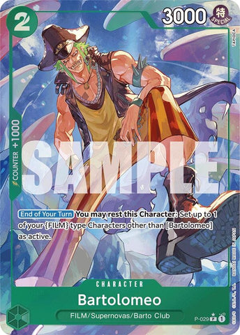 Bartolomeo (P-029) (Full Art) [Premium Booster: The Best]