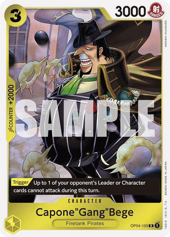 Image for Capone"Gang"Bege (OP04-100) (Reprint) (OP04-100) - One Piece Card Game