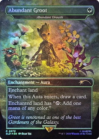 Abundant Groot - Abundant Growth (Rainbow Foil) [Secret Lair Drop Series]