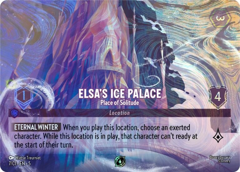 Elsa's Ice Palace - Place of Solitude (7) [Disney Lorcana Promo Cards]