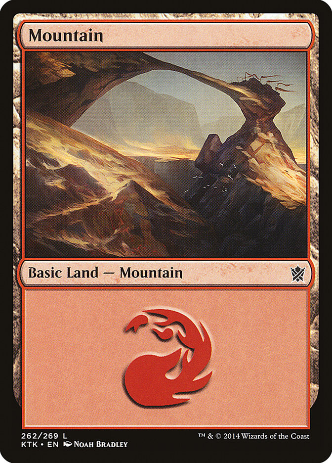 Mountain (#262) [Khans of Tarkir]