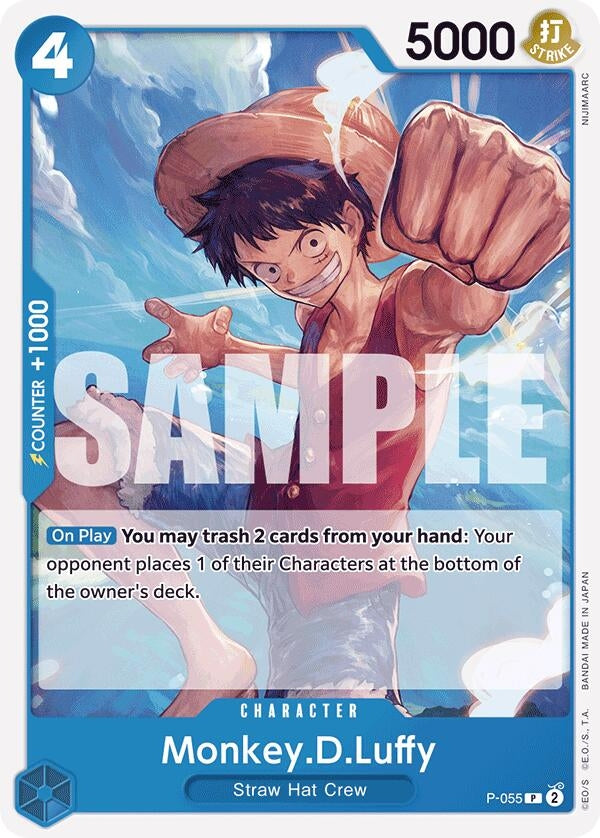 Monkey.D.Luffy (P-055) (Reprint) [Premium Booster: The Best]