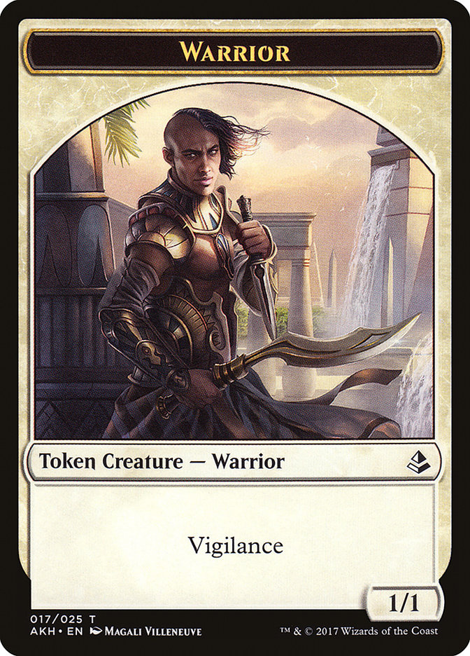Glyph Keeper // Warrior Token [Amonkhet Tokens]