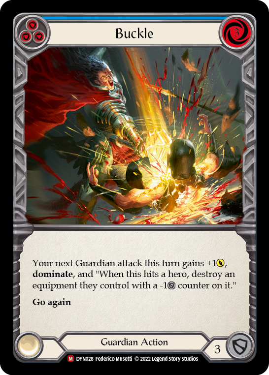Buckle [DYN028] (Dynasty) Rainbow Foil