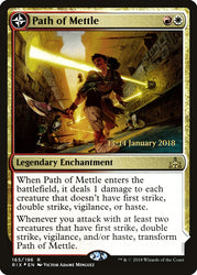 Path of Mettle // Metzali, Tower of Triumph (Prerelease) [Rivals of Ixalan Prerelease Promos]