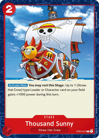 Thousand Sunny (ST01-017) [Starter Deck: Straw Hat Crew]