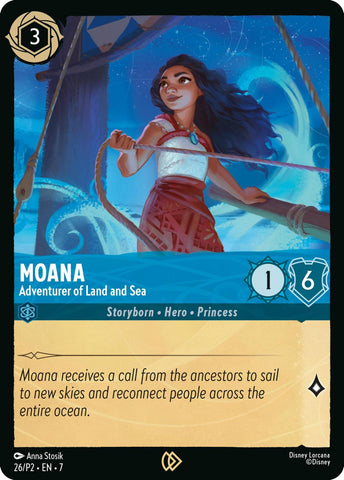 Moana - Adventurer of Land and Sea (26) [Disney Lorcana Promo Cards]