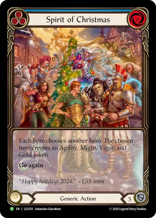 Spirit of Christmas (Cold Foil) [LGS355] (Promo) Cold Foil