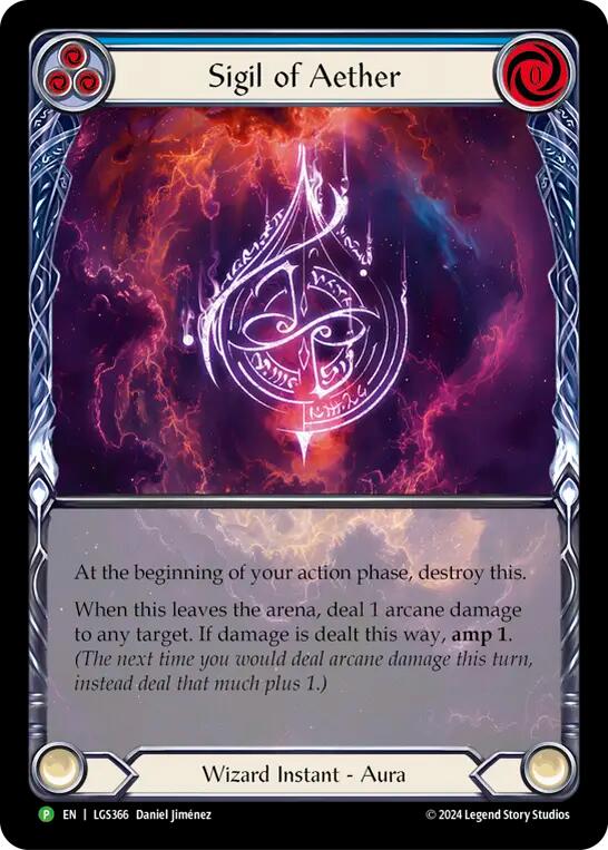 Sigil of Aether (Rainbow Foil) [LGS366] (Promo) Rainbow Foil