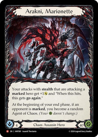 Image for Arakni, Marionette (HNT001) (The Hunted) - Flesh and Blood TCG