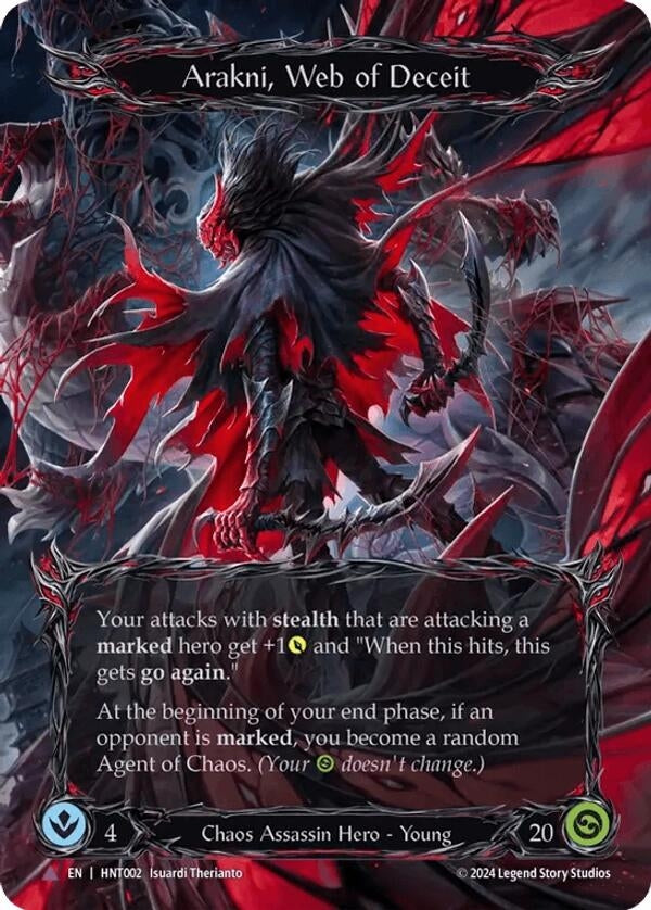 Image for Arakni, Web of Deceit (Marvel) (HNT002) (The Hunted) - Flesh and Blood TCG