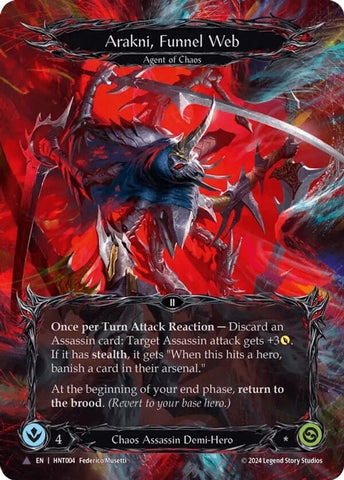 Image for Arakni, Funnel Web (Marvel) (HNT004) (The Hunted) - Flesh and Blood TCG