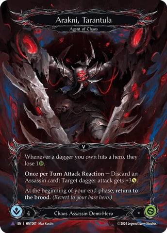 Image for Arakni, Tarantula (Marvel) (HNT007) (The Hunted) - Flesh and Blood TCG