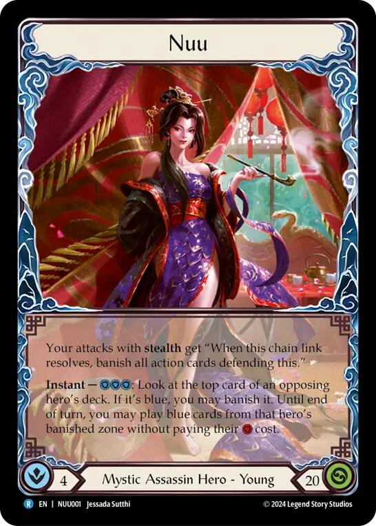 Nuu, Alluring Desire [NUU001] (Blitz Deck: Part the Mistveil - Nuu) Rainbow Foil