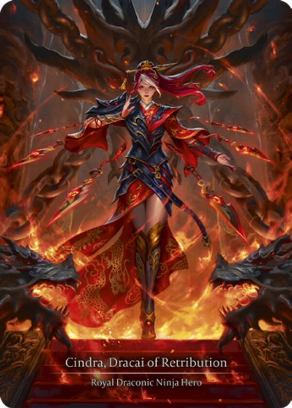 Cindra, Dracai of Retribution (HNT054) [The Hunted] Cold Foil