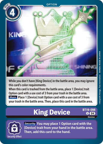 King Device [BT19-098] [Release Special Booster 2.0]