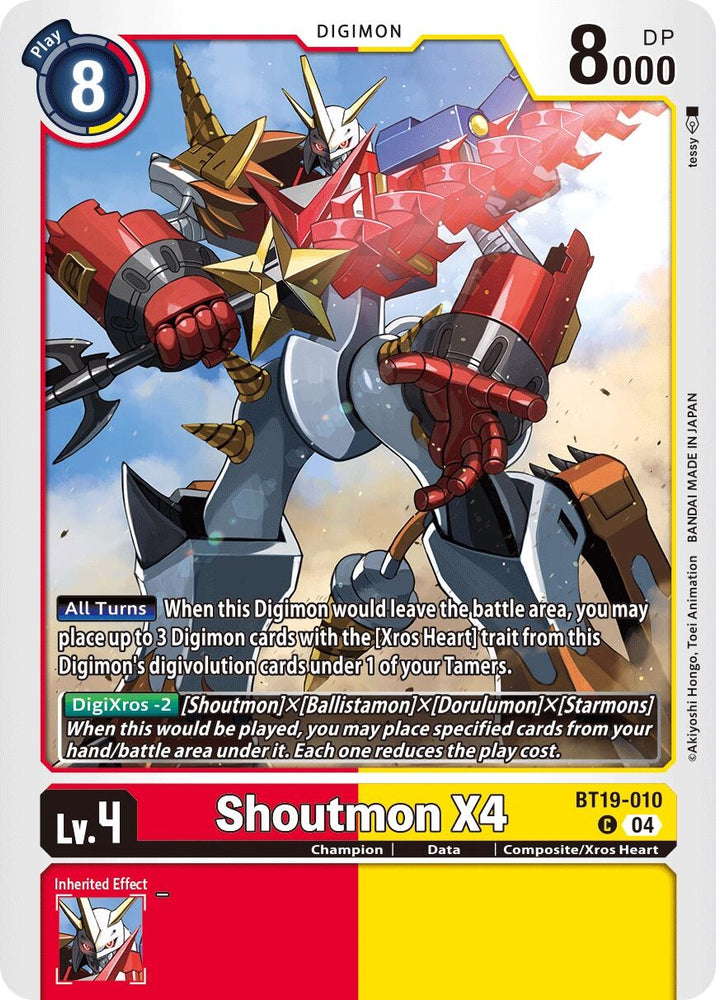 Shoutmon X4 [BT19-010] [Release Special Booster 2.0]
