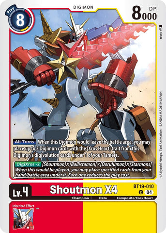 Shoutmon X4 [BT19-010] [Release Special Booster 2.0]