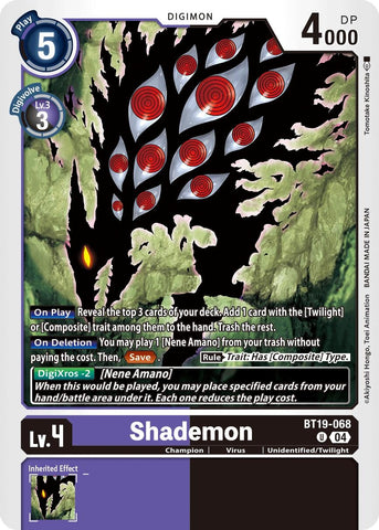 Shademon [BT19-068] [Release Special Booster 2.0]