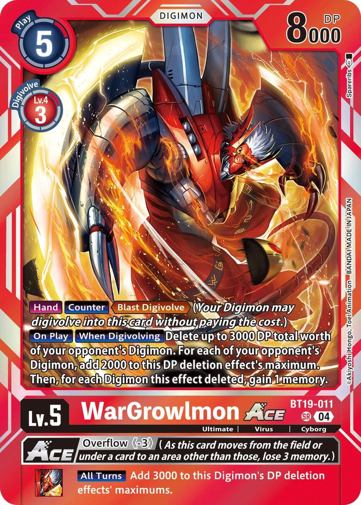 WarGrowlmon ACE [BT19-011] [Release Special Booster 2.0]