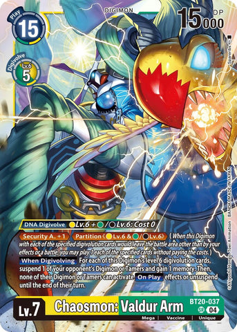 Chaosmon: Valdur Arm [BT20-037] [Release Special Booster 2.0]