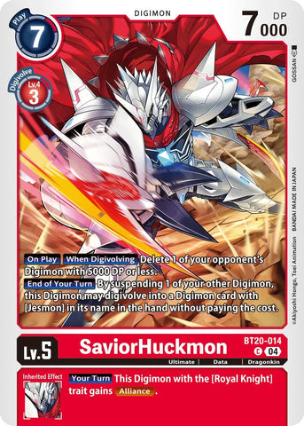 SaviorHuckmon [BT20-014] [Release Special Booster 2.0]
