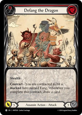 Image for Defang the Dragon (HNT030) (The Hunted) - Flesh and Blood TCG