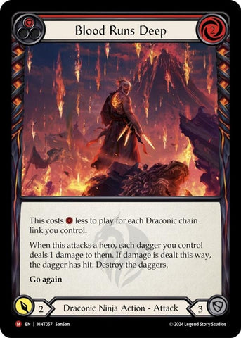 Image for Blood Runs Deep (HNT057) (The Hunted) - Flesh and Blood TCG