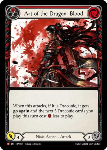 Image for Art of the Dragon: Blood (HNT071) (The Hunted) - Flesh and Blood TCG