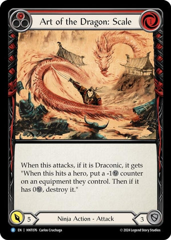 Image for Art of the Dragon: Scale (HNT076) (The Hunted) - Flesh and Blood TCG