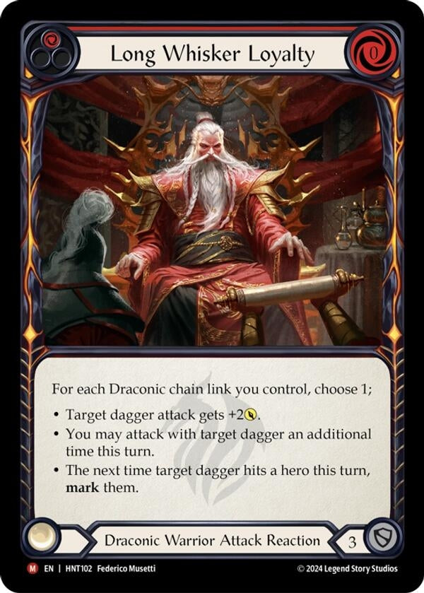 Image for Long Whisker Loyalty (HNT102) (The Hunted) - Flesh and Blood TCG