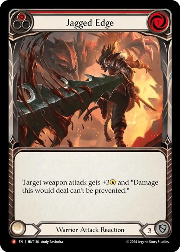 Image for Jagged Edge (HNT116) (The Hunted) - Flesh and Blood TCG