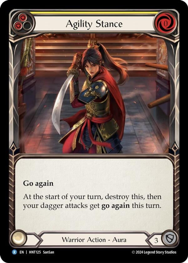 Image for Agility Stance (HNT125) (The Hunted) - Flesh and Blood TCG