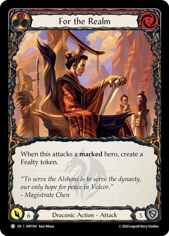 Image for For the Realm (HNT160) (The Hunted) - Flesh and Blood TCG