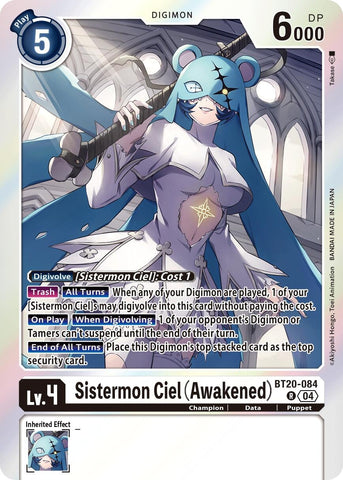 Sistermon Ciel [BT20-084] (Awakened) [Release Special Booster 2.0]