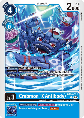 Crabmon [BT20-022] (X Antibody) [Release Special Booster 2.0]