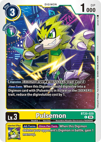 Pulsemon [BT20-029] [Release Special Booster 2.0]