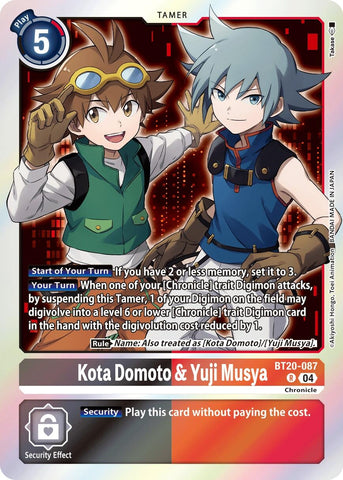 Kota Domoto & Yuji Musya [BT20-087] [Release Special Booster 2.0]