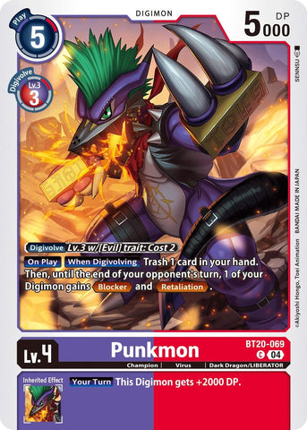 Punkmon [BT20-069] [Release Special Booster 2.0]