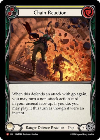 Image for Chain Reaction (HNT253) (The Hunted) - Flesh and Blood TCG