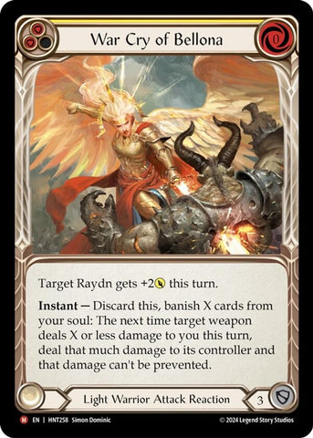 Image for War Cry of Bellona (HNT258) (The Hunted) - Flesh and Blood TCG