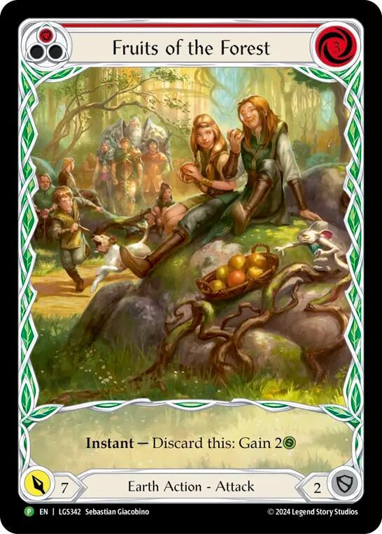 Fruits of the Forest (Red) [LGS342] (Promo) Rainbow Foil