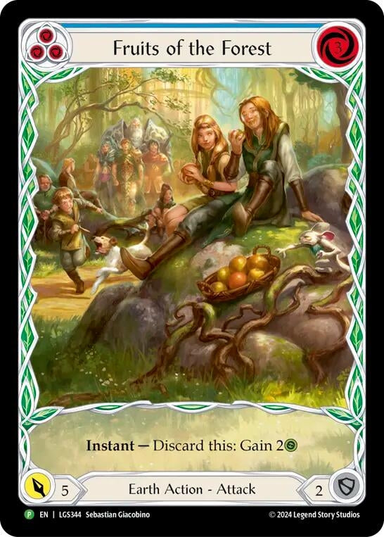 Fruits of the Forest (Blue) [LGS344] (Promo) Rainbow Foil