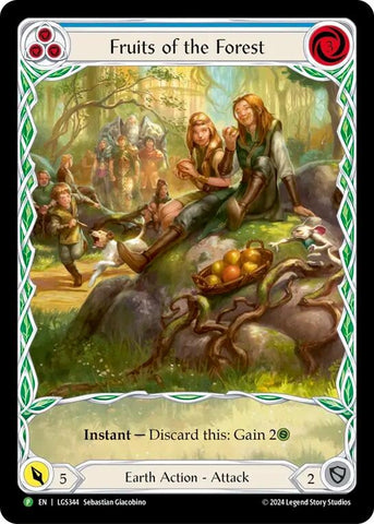 Fruits of the Forest (Blue) [LGS344] (Promo) Rainbow Foil